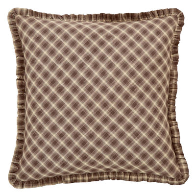 Dawson Star Cotton Blend Plaid Sham Set