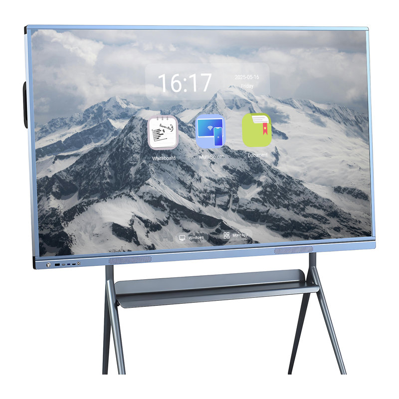 JYXCN Smart TVs for Classroom, tableau blanc interactif multi-touch à double système à écran tactile de 75 pouces pour le salon et l'éducation