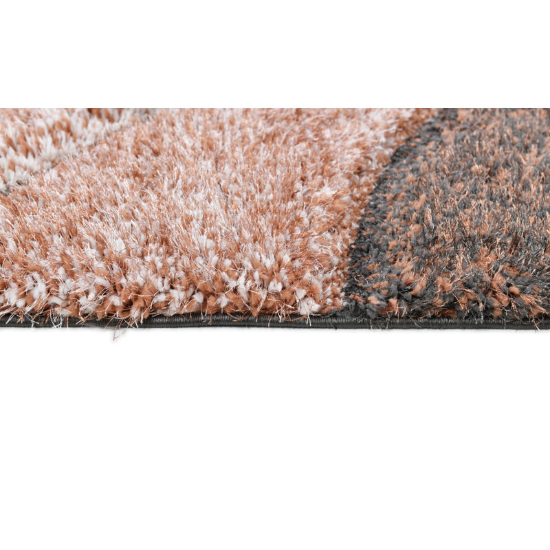  Tapis à motif géométrique ciselé San Francisco, Rectangle 5 pi 3 po x 7 pi 3 po