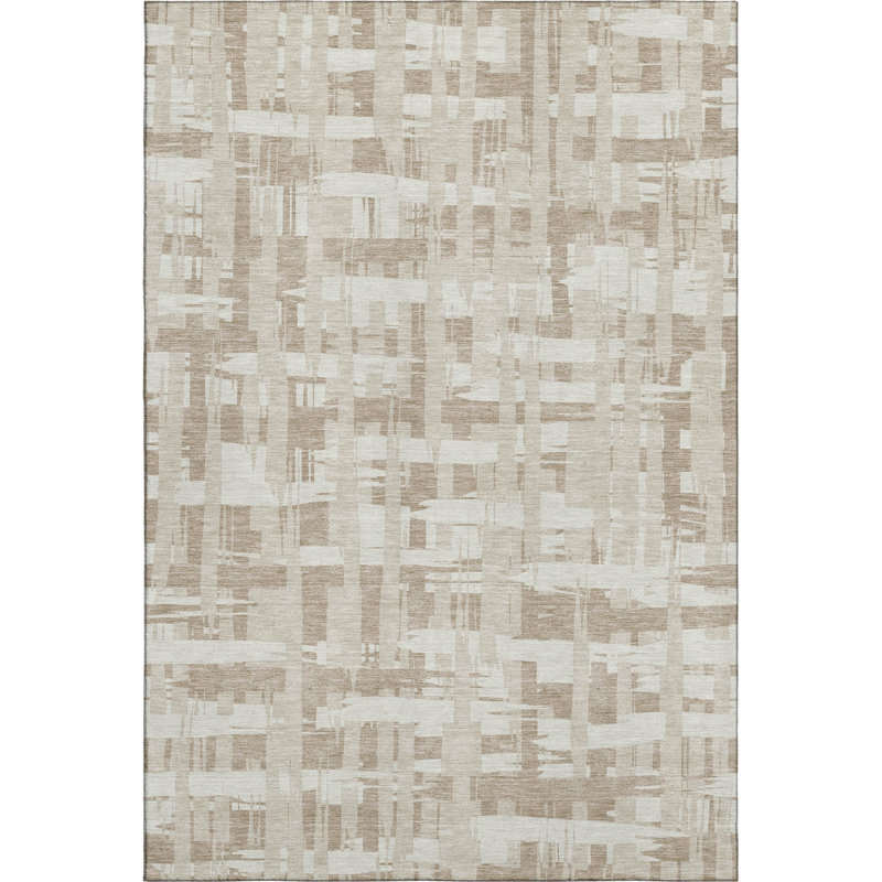 Premium Machine Washable Chelston AMF1849 Stripes Rug, Rectangle 2'6" x 3'10"