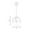 Margos Willem Single Globe Glass Pendant-1980938625