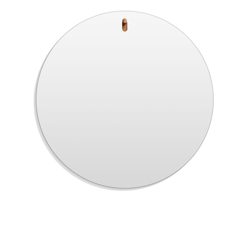 Hang 1 Flat Beveled Wall Mirror, 30" x 30"