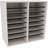 Wood Adjustable 16 Compartment File Storage Sorter Literature Organizer-87103943