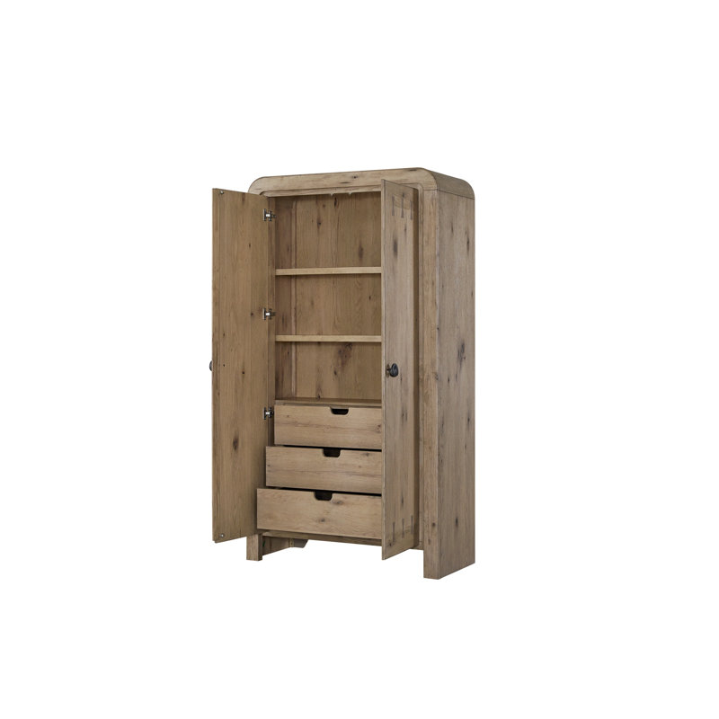 Armoire en chêne noueux anglais