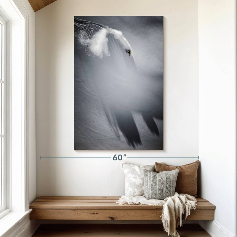 Sireci Ski Snow Shadows, 51" H x 34" W