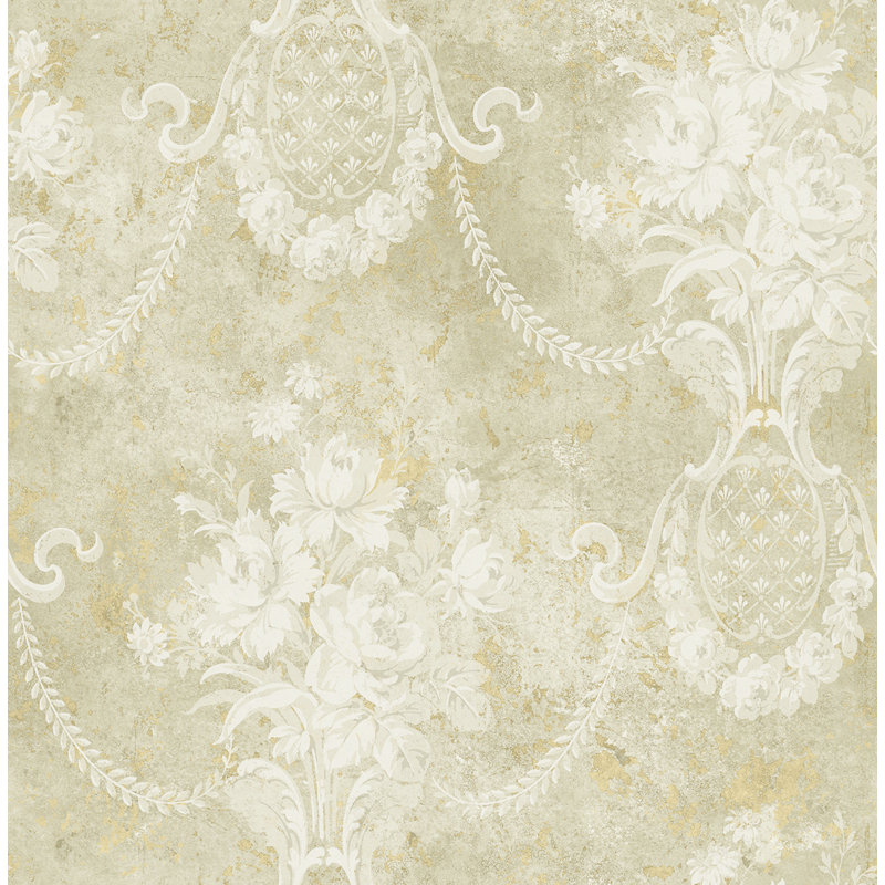 Fernon 33' L x 20.5" W Smooth Wallpaper Roll, Beige