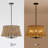 5-light Boho Farmhouse Hand-woven Rattan Chandelier-1619286837