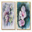 Fleurs de magnolia - ensemble de 2 peintures sur toiles-1057184243-1057184201