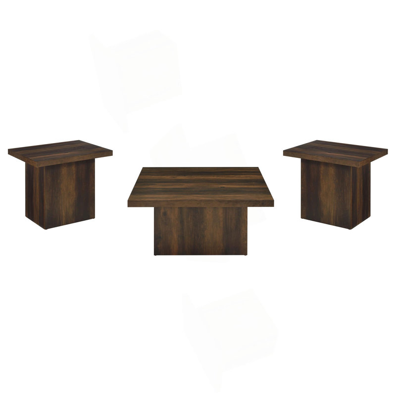 Ensemble de tables basses 3 pièces Eldridge, Dark Brown