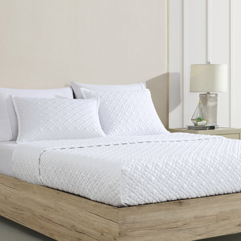 Ensemble d'édredon 3 pièces Noble Tence Tencel Lyocell, Édredon grand + 2 taies d'oreiller, Blanc