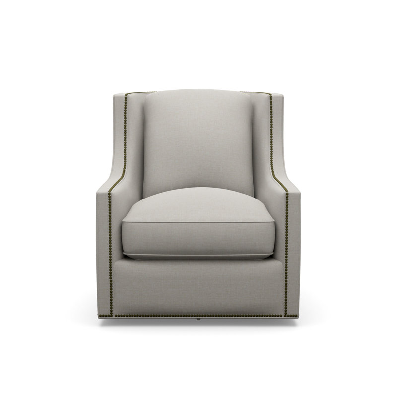 Gaylord Swivel Chair, Grande 120910, Antique Brass