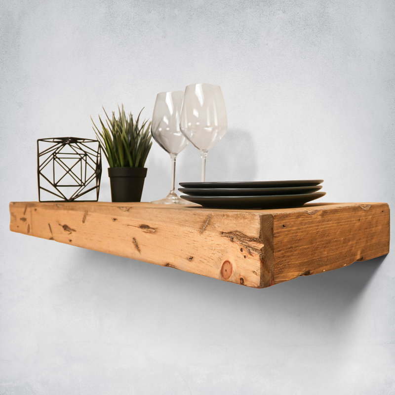 Tablettes flottantes Jesher , Naturel, H 3 po x l 12 po x P 8 po