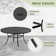 Round Iron Outdoor Dining Table