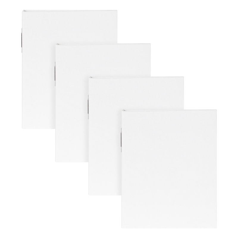 Ensemble d'albums 4 pièces Cydney, Blanc