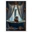 «Elegant Lion Bath Canvas» par Notoriart-105308789-105308856