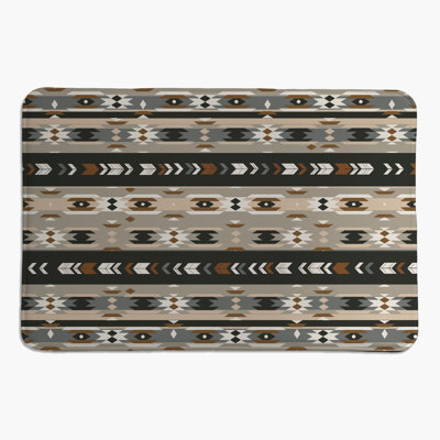Kentmere Gray Memory Foam Rug