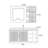 Japanese style simple bathroom cabinet