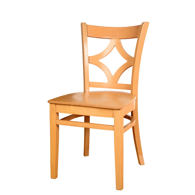 Stahr 18 " H Beech Solid Wood Side Chair, Natural
