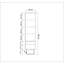 Bibliothèque standard H 71,65 "x l 17,72" Eriyah