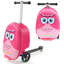 Ride-on Kids Scooter Suitcase with Flash Wheels
