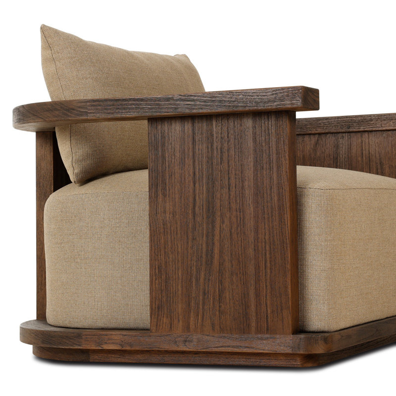 Chaise d'extérieur pivotante Tahana, Olympia Canvas
