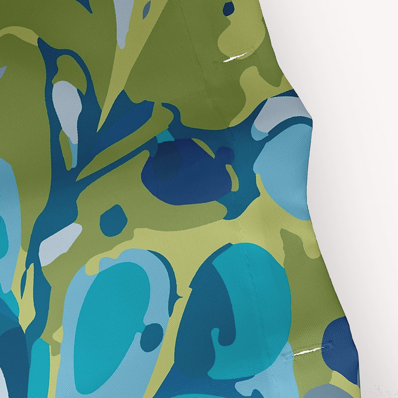 Rideau de douche Garett, Turquoise