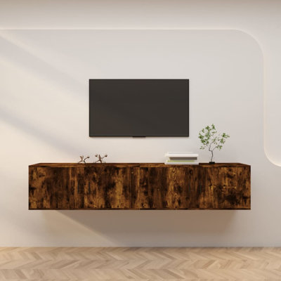 Simen Unfinished Floating TV Stand for TVs up to 43"