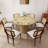 Cuji 47'' Round Pedestal Dining Table-1615695843