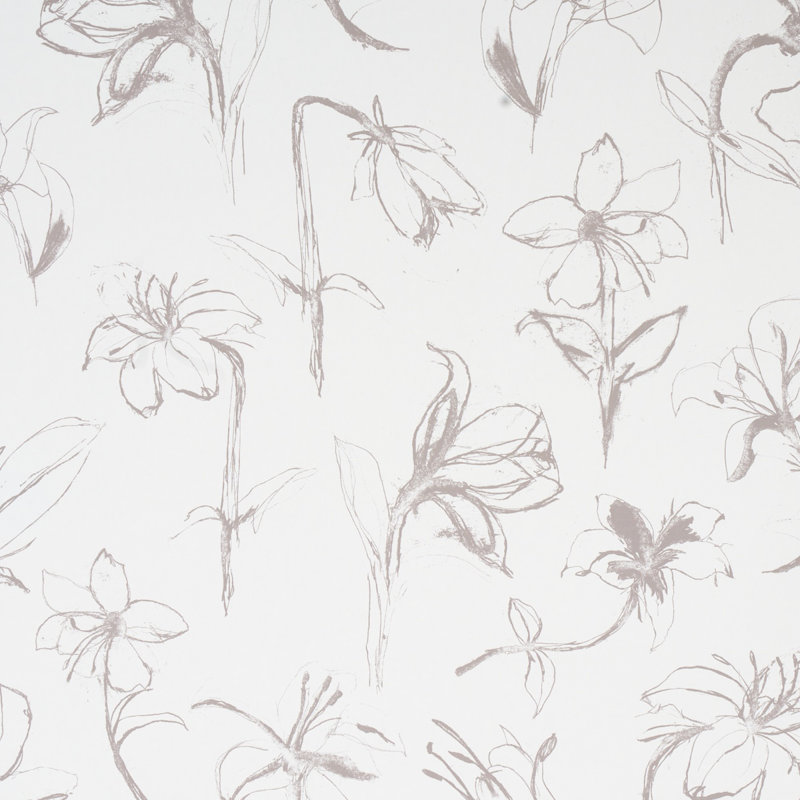 Papier peint Schumacher x Hera Ford, Noir doux