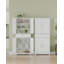 Armoire de cuisine de 71 po Shannara, armoire de rangement haute avec tablettes réglables, 1 tiroir, 4 portes, armoire de rangement autoportante pour salle à manger, salon, cuisine, blanc-997278855
