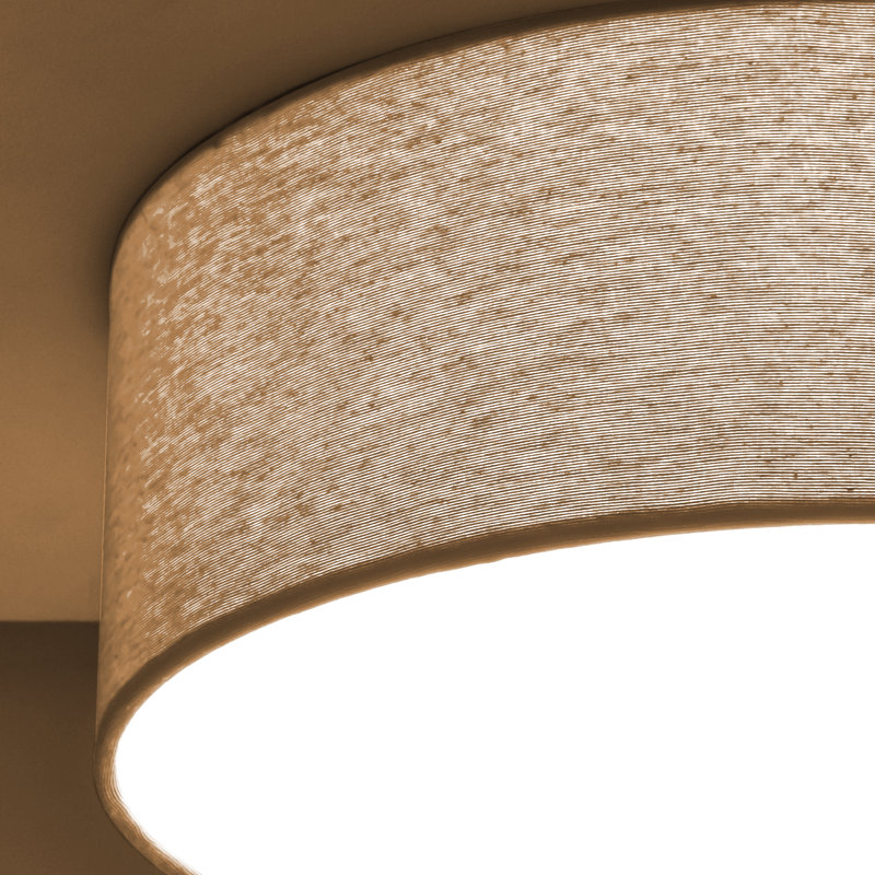 Parvin Flush Mount, Latte Brown