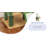 Multi-Level Cactus Cat Tree Tower with Perches, Condos, and Scratching Posts