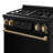Gordon Ramsay by THOR Kitchen 30 Inch Professional Gas Range with Tilt Panel Touch Control in Black/Bronze-117319040-117319042