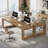 Fredis 86.6" W 2-Person Computer Desk-955196419