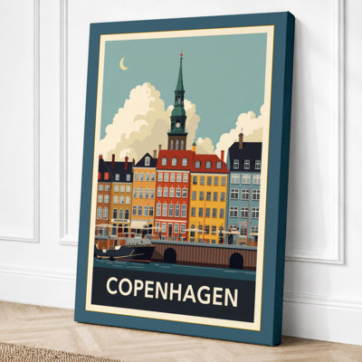 Postcard From Copenhagen Vintage - Print