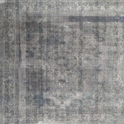 Tapis contemporain gris