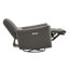 Fauteuil inclinable électrique pivotant en cuir Mikkel-593029249