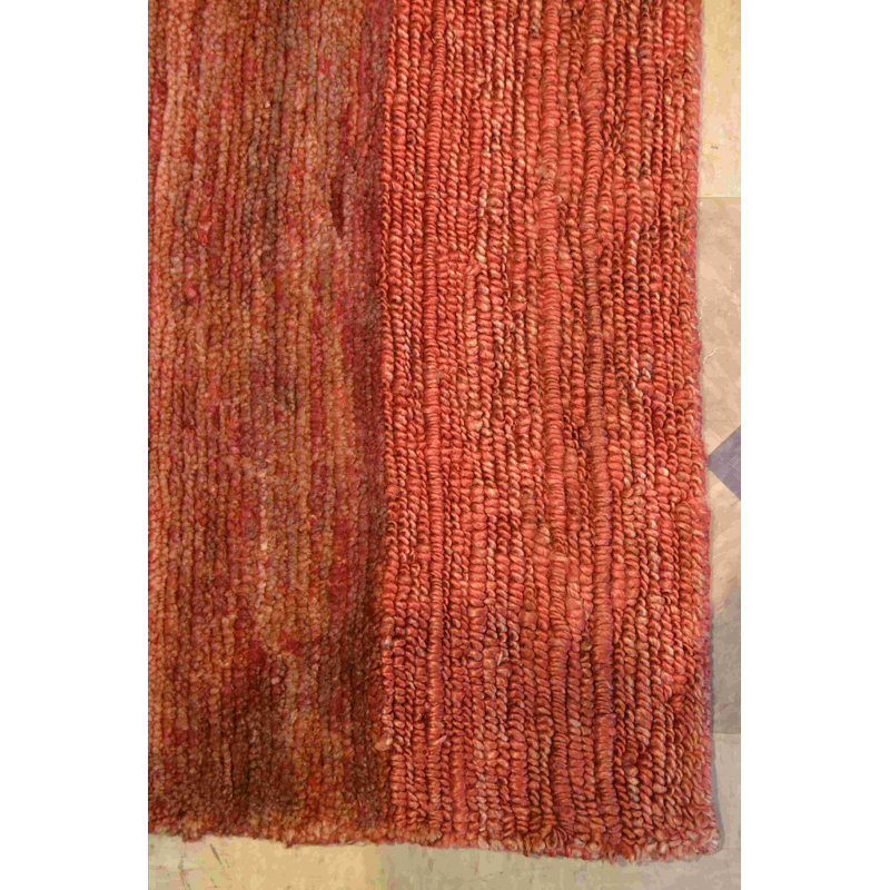 Jute / Sisal Area Rug in Red