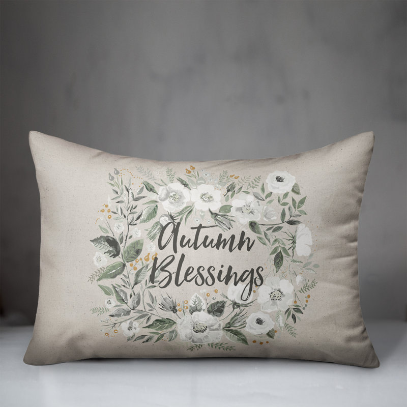 Floral Throw Pillow