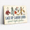 «Lace Up Laugh Loud Pond Light Fades», reproduction d'art sur toile, ensemble de 1