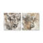 «Abstract Buffalo Portraits», ensemble de 2, reproduction sur toile-798347149-798347189