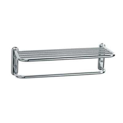 Porte-serviettes mural en acier inoxydable avec 1 barre à serviettes | Support pour spa