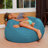 Bean Bag Chair for Kids, Teens, and Adults - Filled with Soft Beads, Includes Removable and Machine Washable Cover - Multiple Colors, Sizes and Fabrics including Soft Nylon & Canvas with Patterns-1782650935-1785356745
