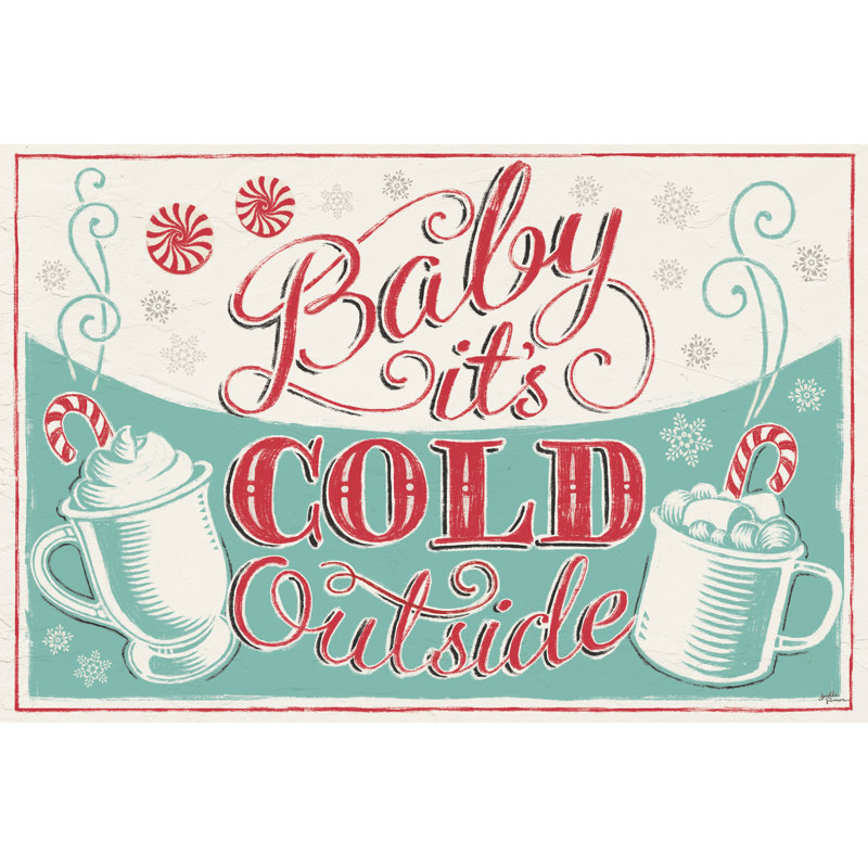 Merry Little Christmas I - Wrapped Canvas Print, 61cm H x 91cm W x 3.8cm D
