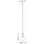 Luminaire suspendu conique à 1 lumière Bertina-1057379415-1057047634