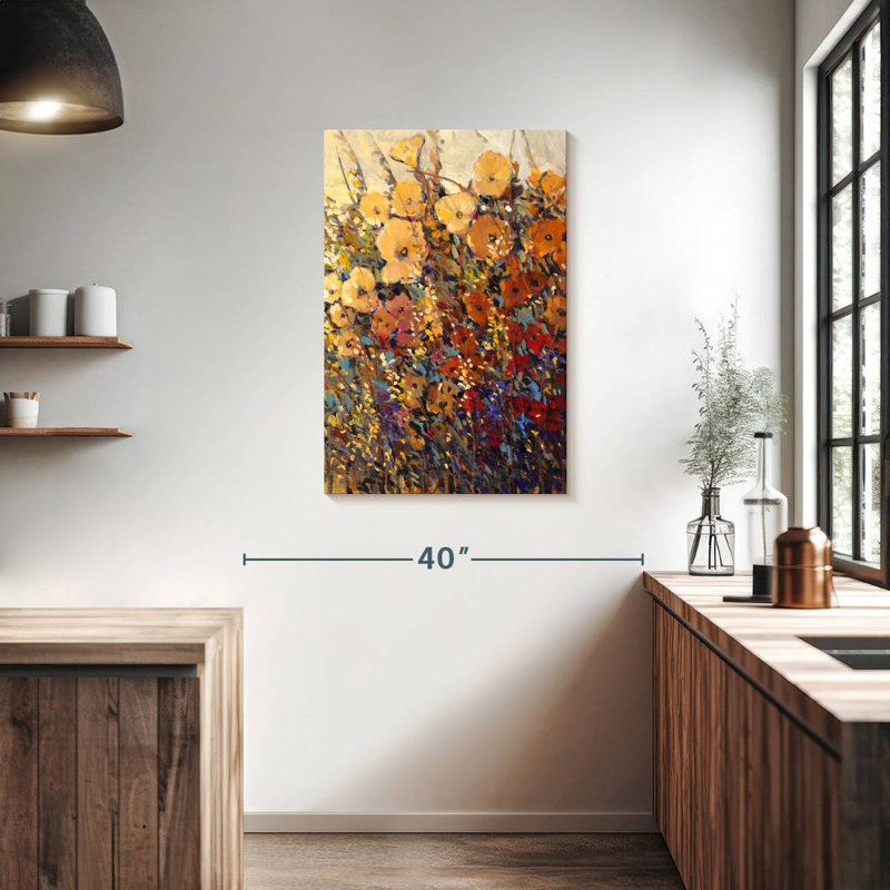 Harnek, fleurs lumineuses et audacieuses II, H 36 po x l 24 po
