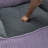 Compression 38"W Corduroy Fabric Bean Bag Chair Memory Foam Filled-123804667