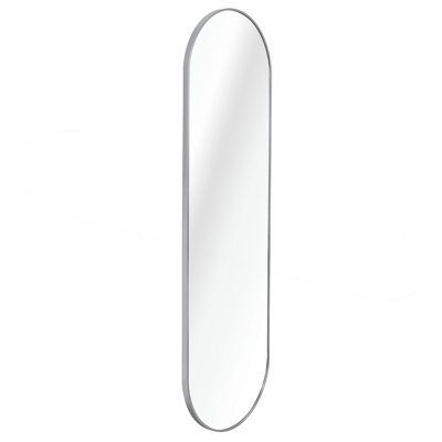 Miroir de salle de bain argenté