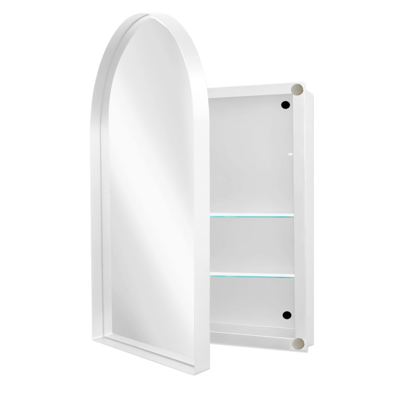 Pharmacie encastrée 24 po x 36 po, Blanc