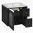 24" Bathroom Vanity with Ceramic Sink-653617077